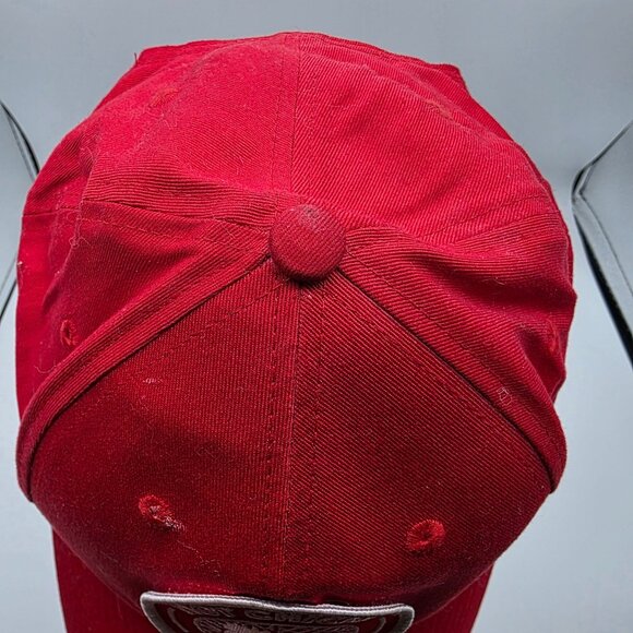 "Hot Chicks Waffles & Co Adults Red Embroidered Snapback Hat Adjustable Casual - Picture 5 of 9